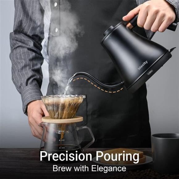 Electric Kettle Gooseneck Water Kettle Stainless Steel Tea Kettle Water Boiler - Picture 3 of 7